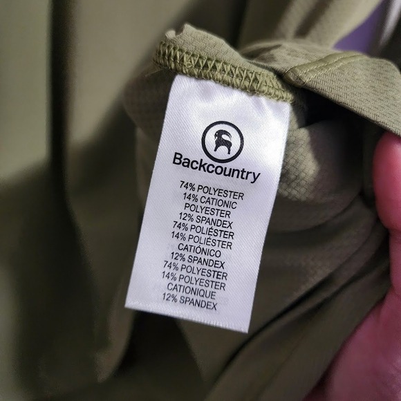 BACKCOUNTRY Tahoe Sun Hoodie Kalamata Gorpcore Hiking Womens Size SP - Picture 7 of 9